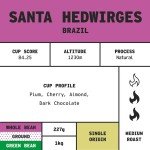 Brazilian 100% Arabica Whole Coffee Beans 1kg