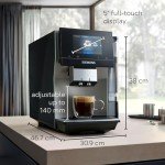 Siemens EQ700 Automatic Coffee Machine with iSelect Display