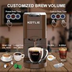 KOTLIE 19 Bar Espresso Coffee Machine 4-in-1