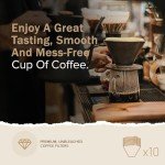 Edesia Espresso Cone Coffee Filters - 1000 Pack
