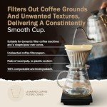 Edesia Espresso Cone Coffee Filters - 1000 Pack