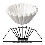 200 Paper Coffee Filters for Commercial Machines