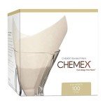 Chemex Classic White Coffee Filters, 200 Count