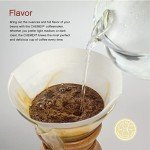 Chemex Classic White Coffee Filters, 200 Count