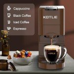 KOTLIE 19 Bar Espresso Coffee Machine 4-in-1