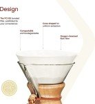Chemex Unbleached Square Coffee Filters, 100 Count