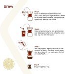 Chemex Unbleached Square Coffee Filters, 100 Count
