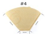 Edesia Espresso Cone Coffee Filters - 500 Pack