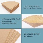 YQL Disposable Unbleached Coffee Filters – 200 Count