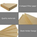 200 Unbleached Disposable Coffee Filters V60 01