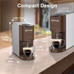 KOTLIE 19 Bar Espresso Coffee Machine 4-in-1