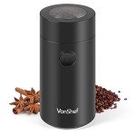 VonShef Electric Coffee and Spice Grinder - Black