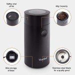 VonShef Electric Coffee and Spice Grinder - Black