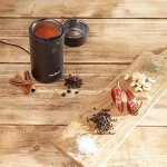 VonShef Electric Coffee and Spice Grinder - Black