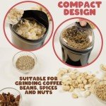M4Y Electric Coffee Grinder with Powerful 150 Watts