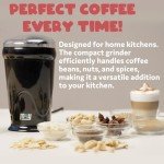 M4Y Electric Coffee Grinder with Powerful 150 Watts