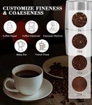 Turimon Electric Coffee Grinder for Beans & Spices
