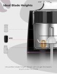 KYG Electric Coffee Grinder with Stainless Steel Blades