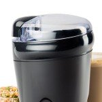 Compact Electric Coffee Grinder with One Touch Operation