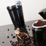 Compact Electric Coffee Grinder with One Touch Operation