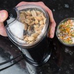 Compact Electric Coffee Grinder with One Touch Operation