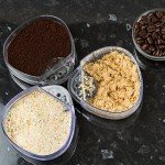 Compact Electric Coffee Grinder with One Touch Operation