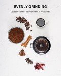 Adjustable Electric Coffee Grinder with Stainless Steel Cup