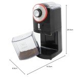 Melitta Molino Electric Coffee Grinder - Black/Red