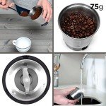 Duronic Electric Coffee Grinder with Stainless Steel Blades