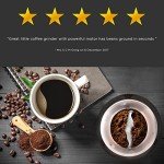 Duronic Electric Coffee Grinder with Stainless Steel Blades