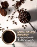 Electric Coffee Grinder - Quick 30-Second Grinding