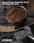 Electric Coffee Grinder - Quick 30-Second Grinding