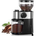 FOHERE Electric Burr Coffee Grinder with 18 Settings
