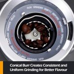 Aigostar Electric Conical Burr Coffee Grinder