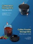 FOHERE Electric Burr Coffee Grinder with 18 Settings