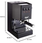 Gaggia Classic Evo Pro Espresso Machine - Thunder Black