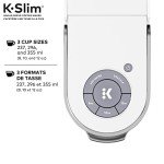 Keurig K-Slim Single Serve Coffee Maker, White