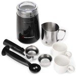 Espresso & Cappuccino Maker Set with Grinder