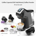 5-in-1 Espresso Coffee Machine for Capsules & Pods