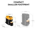 Nespresso Vertuo Pop Coffee Machine, Mango Yellow