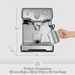 Sage Duo Temperature Pro Coffee Machine, 1700 Watt