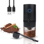 VECH Portable Electric Burr Coffee Grinder