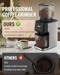 Electric Burr Coffee Grinder with 51 Grind Settings