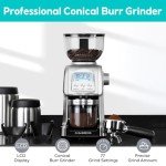 CASABREWS Electric Burr Coffee Grinder with 77 Settings