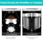 CASABREWS Electric Burr Coffee Grinder with 77 Settings