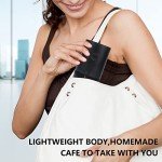 VECH Portable Electric Burr Coffee Grinder