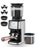 Homtone Adjustable Electric Coffee Grinder, 51 Settings