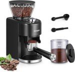 Electric Conical Burr Coffee Grinder with 35 Settings