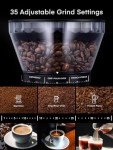 Electric Conical Burr Coffee Grinder with 35 Settings