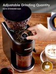 Electric Conical Burr Coffee Grinder with 35 Settings